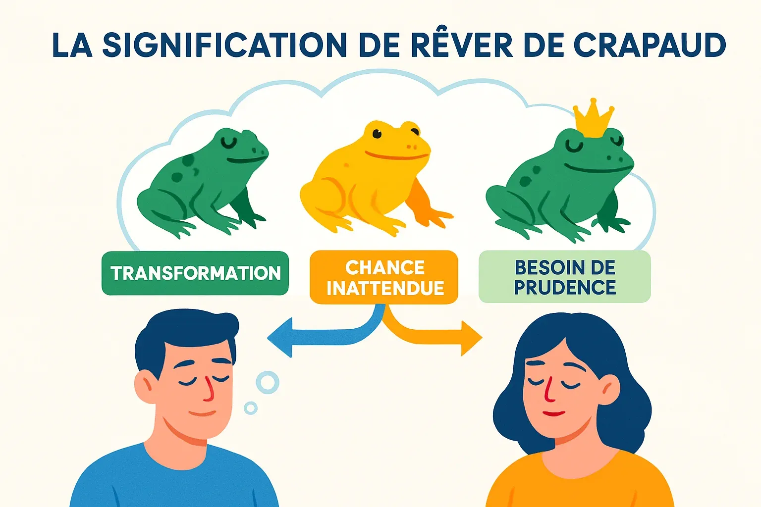 Explorer la symbolique du rêve de crapaud : entre transformation et présages